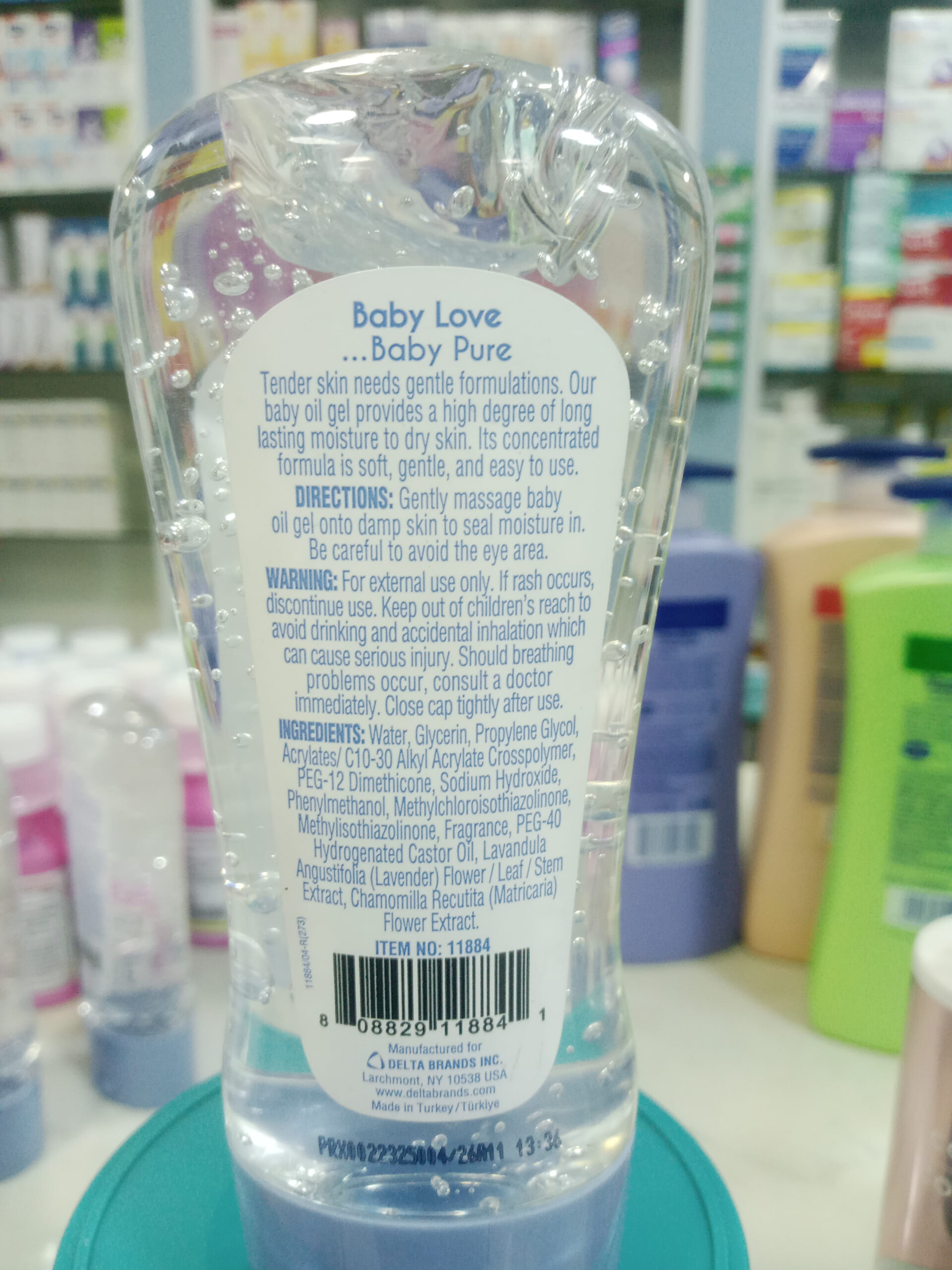 baby love baby oil gel